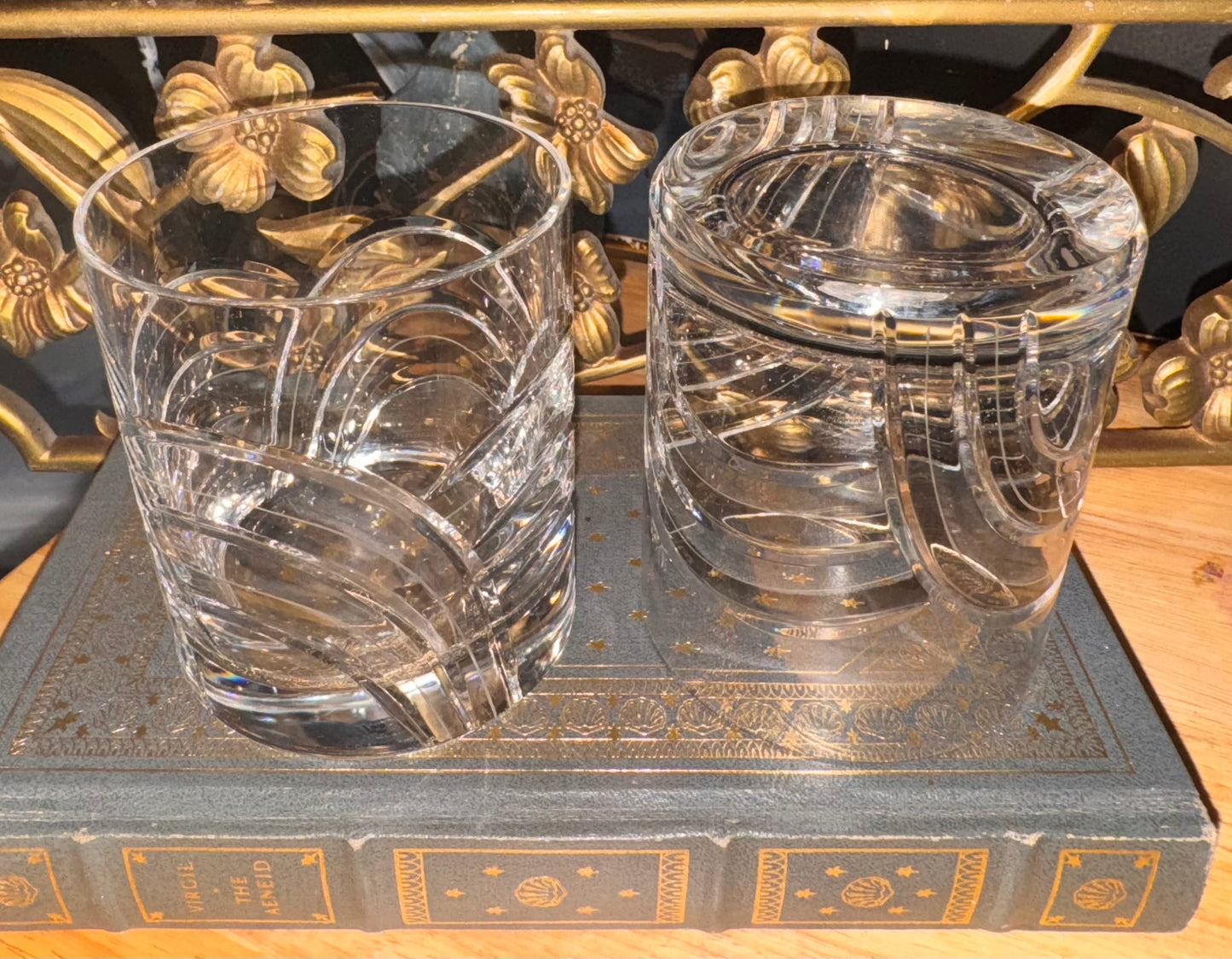 (2) Rogaska ‘Maestro’ Double Old Fashioned Crystal Cocktail Glasses