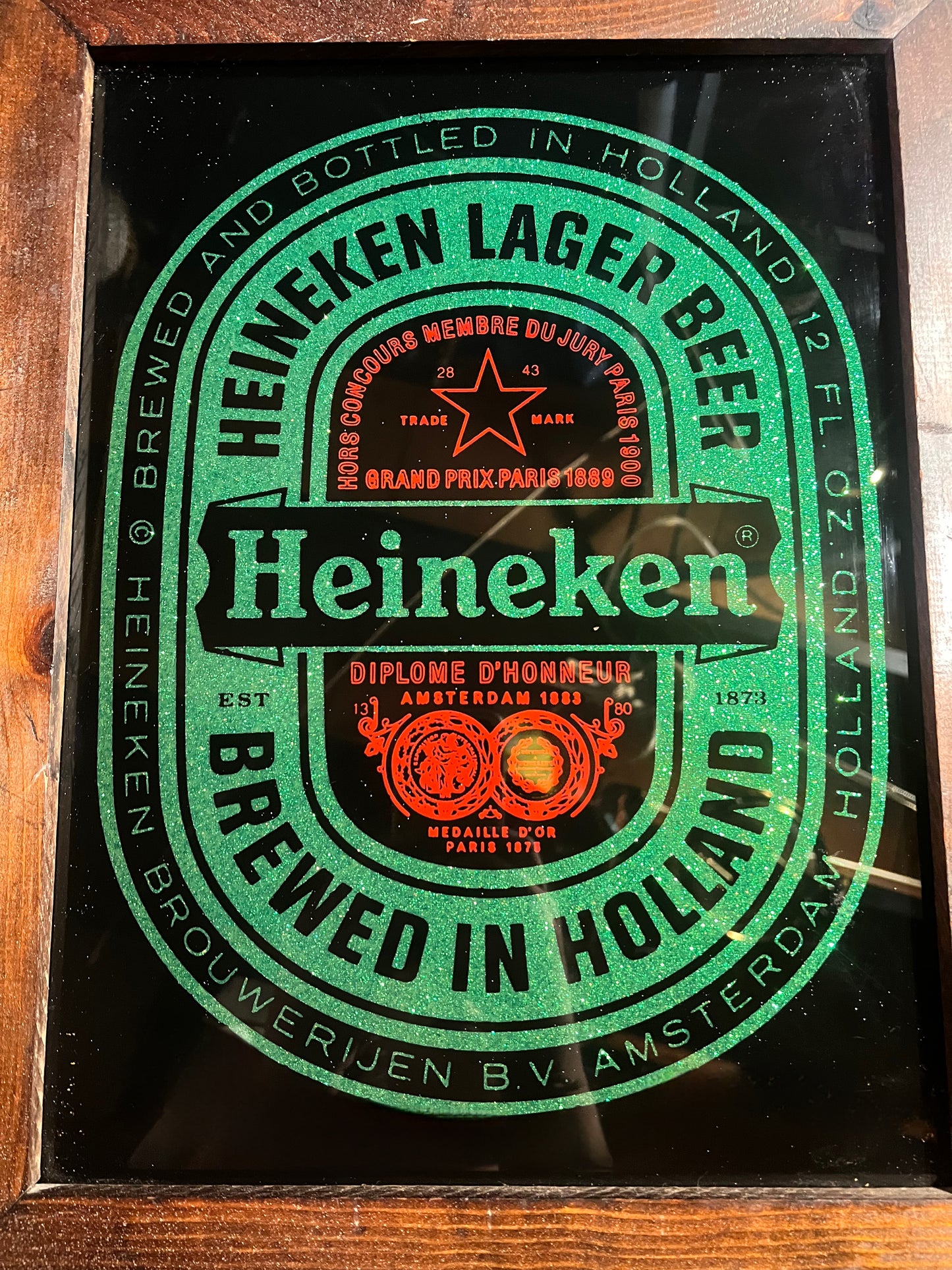 Vintage Heineken Beer Sign