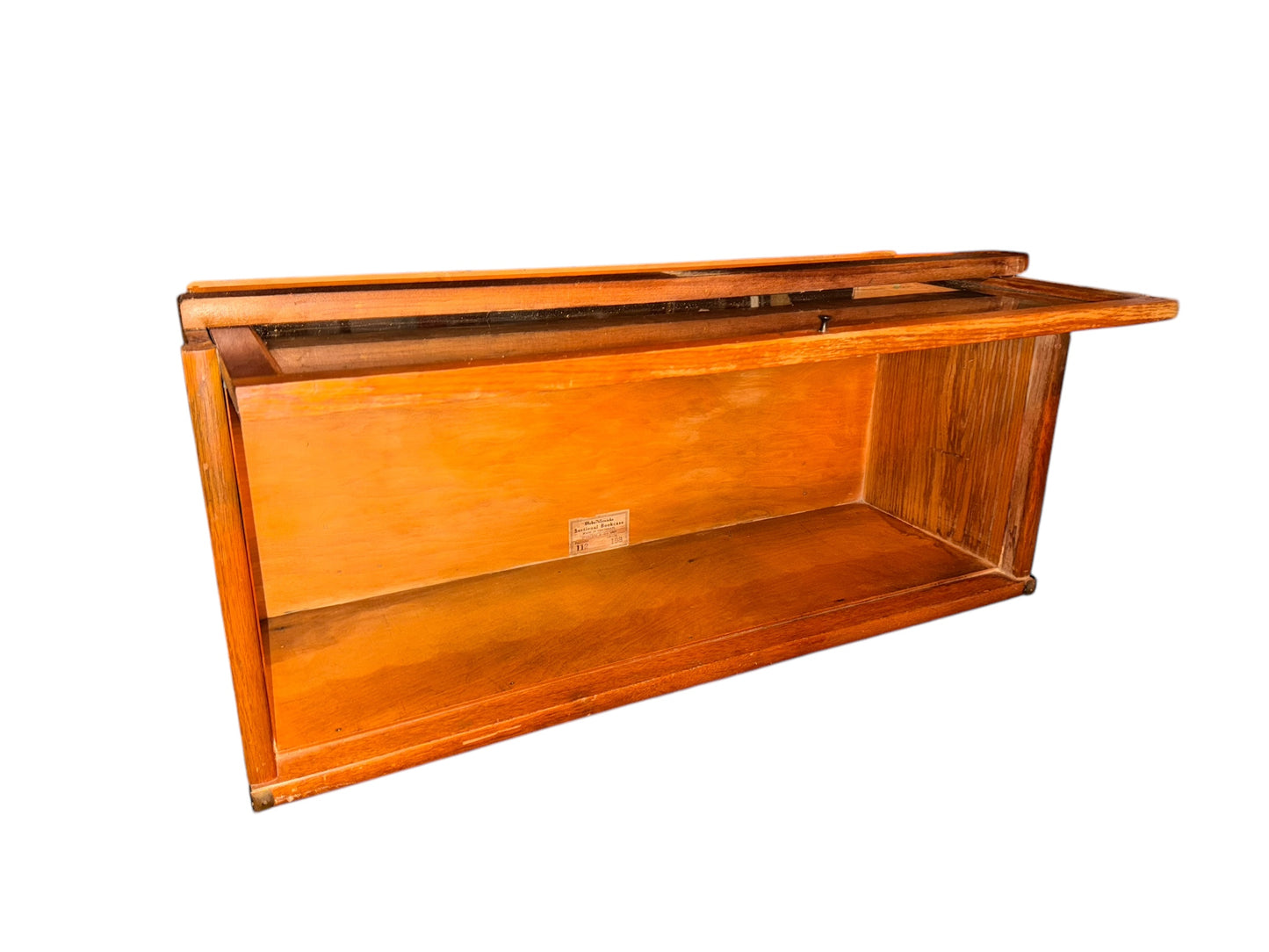 Globe-Wernicke Oak Barrister Bookcase Single Shelving Unit - Gr. 198 - D 12-1/4