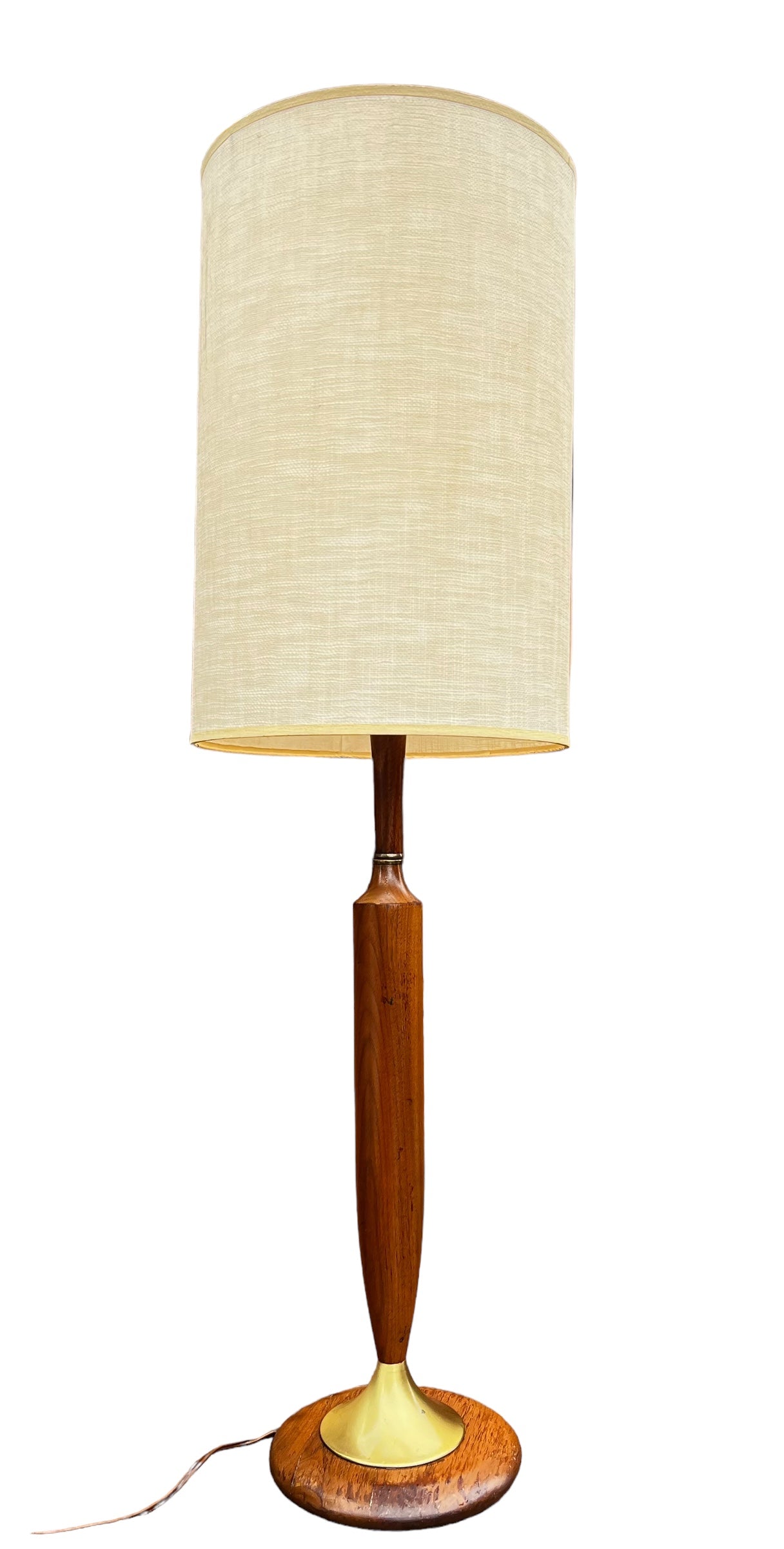 Vintage Mid-Century Modern Danish Teak Table Lamp